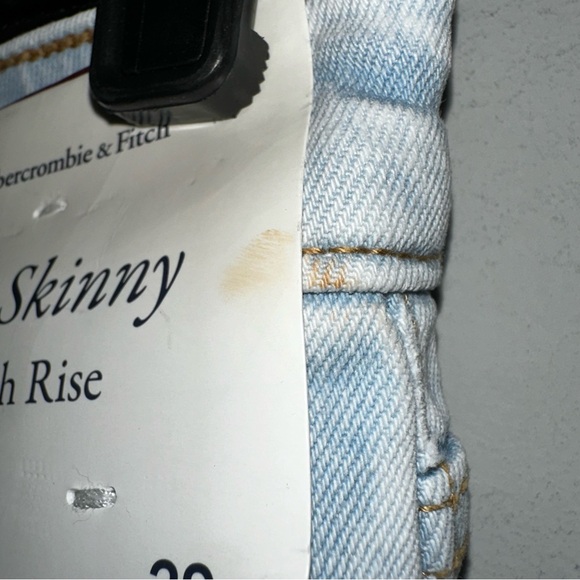 Abercrombie & Fitch The Skinny High Rise Skinny Leg Split Ankle Jeans Size 29 - Picture 6 of 13